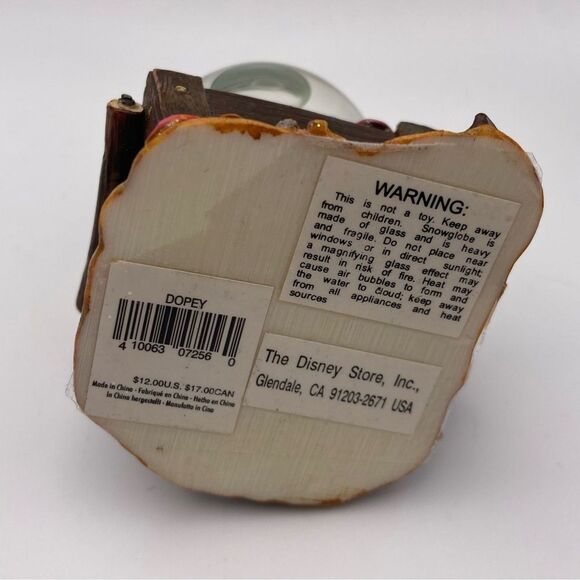 Disney Dopey Gem Mining Cart Mini Snow Globe - Picture 6 of 6